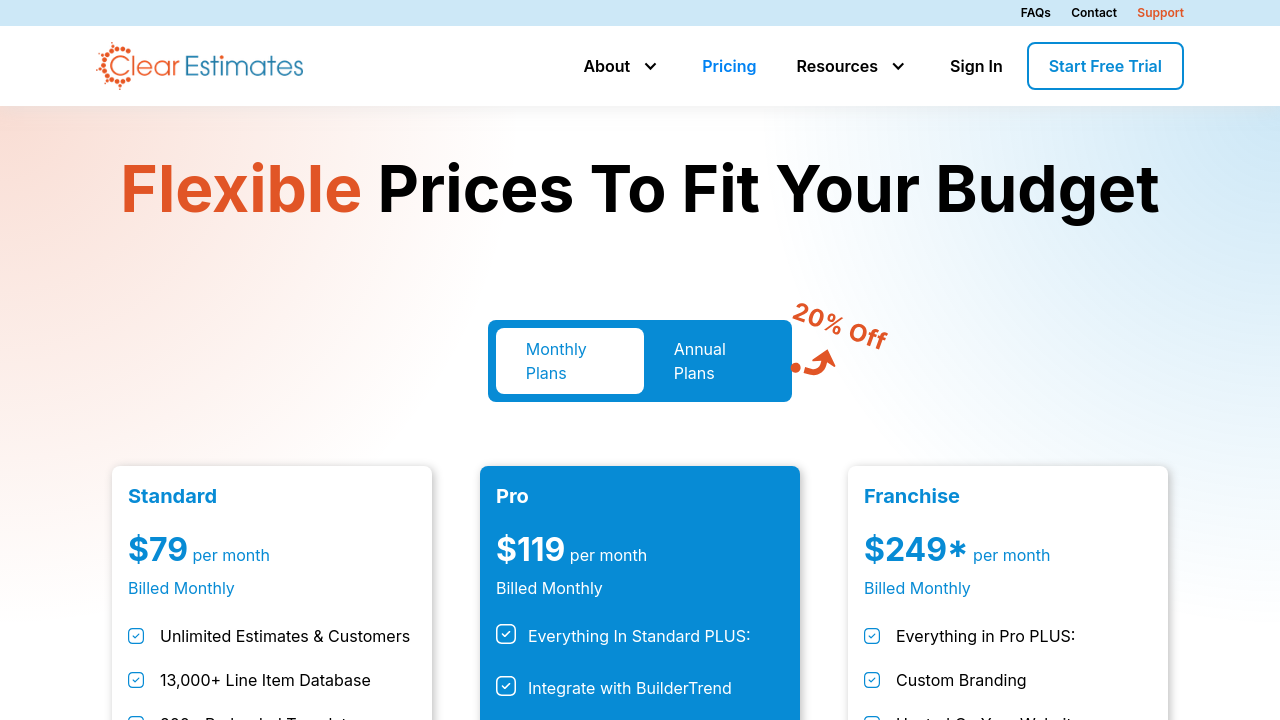 Clear Estimates